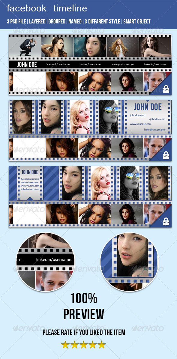 Film Style FB Timeline Cover Image - Facebook Timeline Covers Social Media
