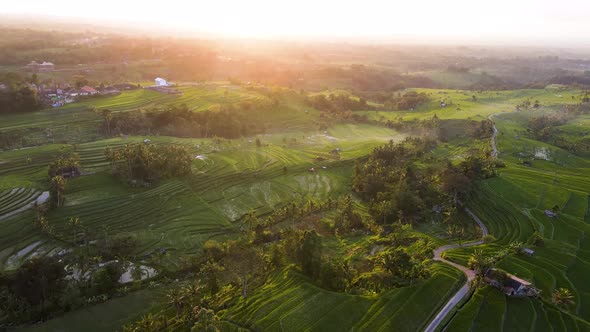 Jatiluwih Tabanan Bali Aerial View alt