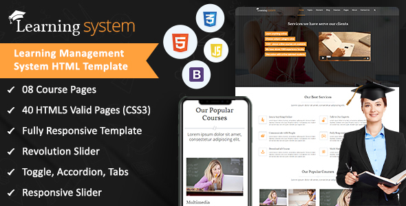 Learning Management System A Premium HTML Template