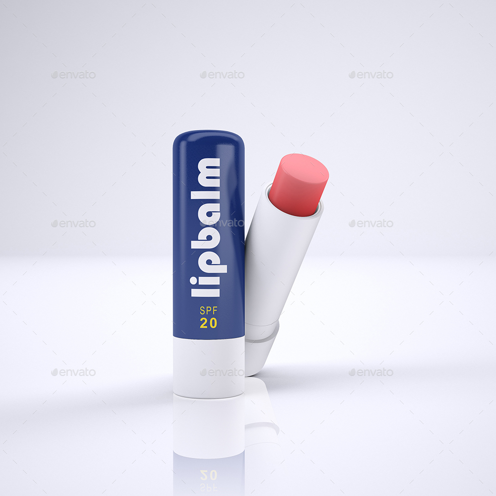 Lip Balm Mock-up, Graphics | GraphicRiver