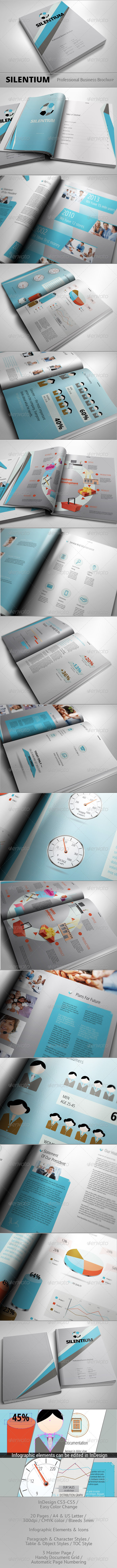 SILENTIUM - Modern Business Brochure - Corporate Brochures