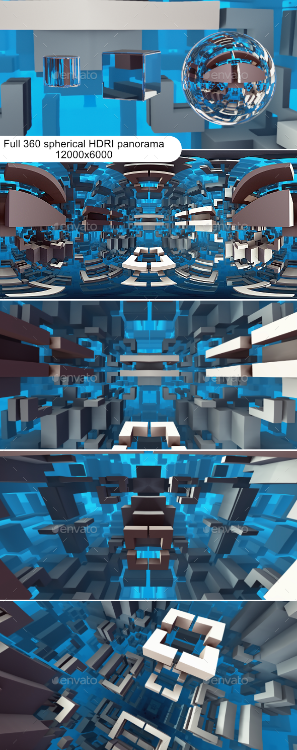 360 degree labyrinth, abstract maze background, equirectangular projection, environment map. HDRI