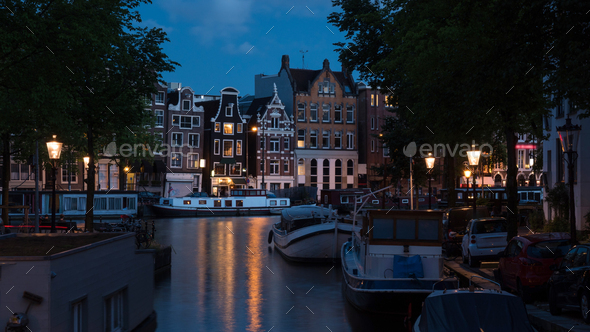 Romantic evening Amsterdam, Netherlands