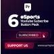 eSports Youtube Subscribe Button Pack for Premiere Pro - VideoHive Item for Sale