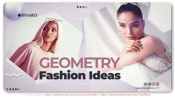 Geometry Fashion Ideas Video Displays template preview