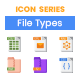 70 File Types Icons | Rich Series