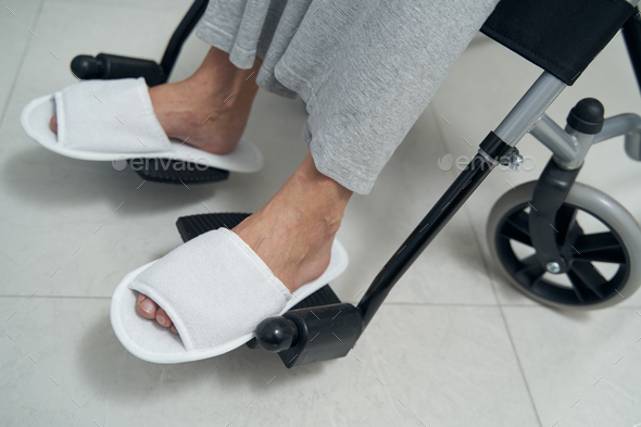 Slippers for disabled store man