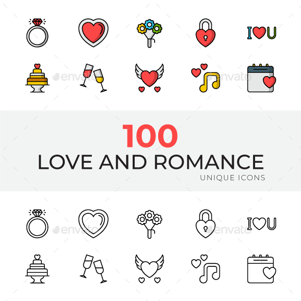 Love and Romance Icons