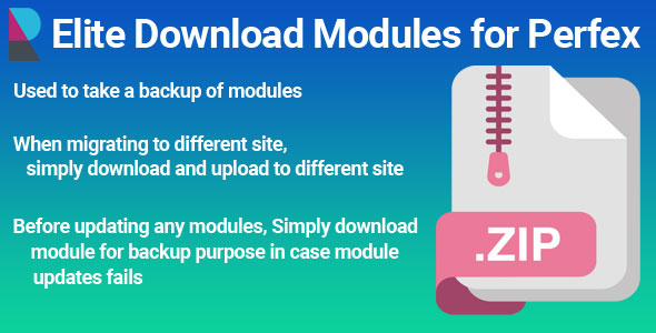Elite Download Modules for Perfex CRM