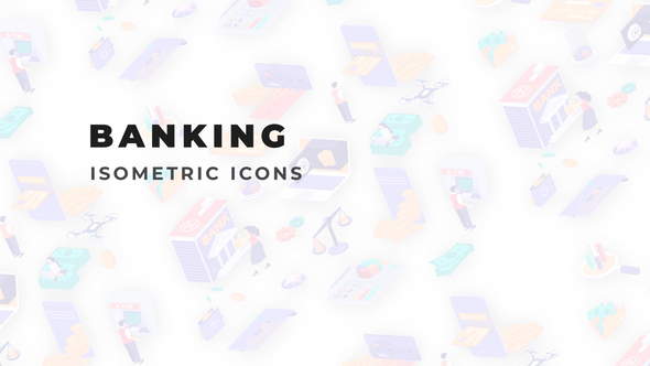 Banking - Isometric Icons