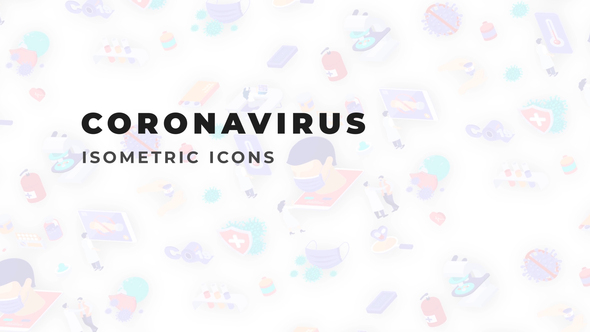 Coronavirus - Isometric Icons