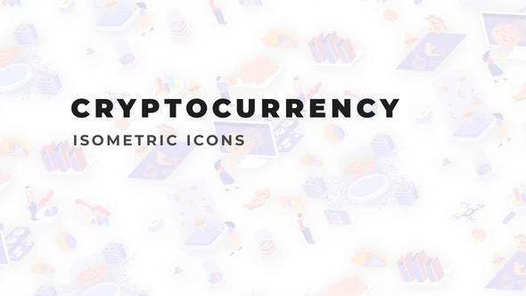 Cryptocurrency - Isometric Icons