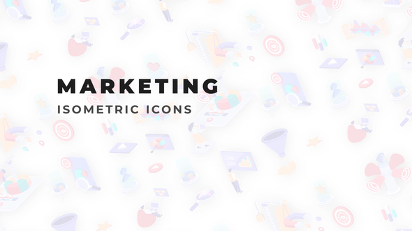 Marketing - Isometric Icons