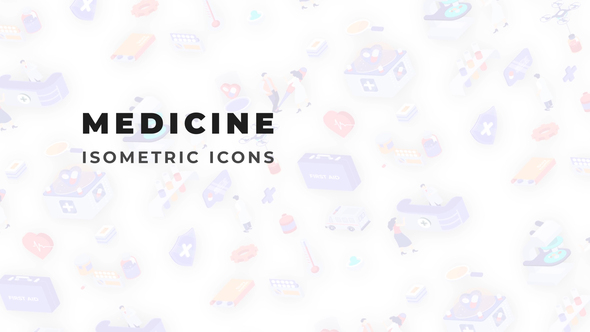 Medicine - Isometric Icons