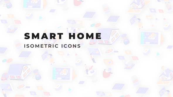Smart Home - Isometric Icons