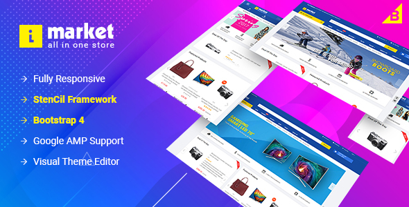 iMarket - Multipurpose Stencil Responsive BigCommerce Theme & Google AMP Ready