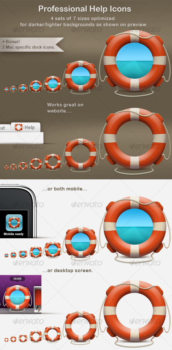 Professional Help Icons - Miscellaneous Icons