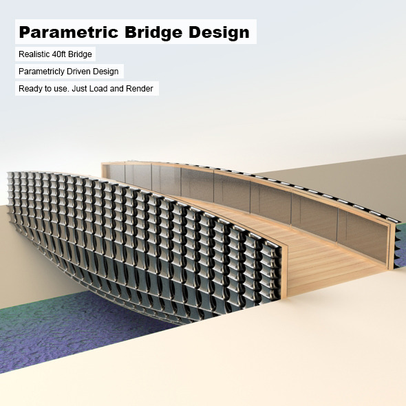 Parametric Bridge Design - 3Docean 3262595