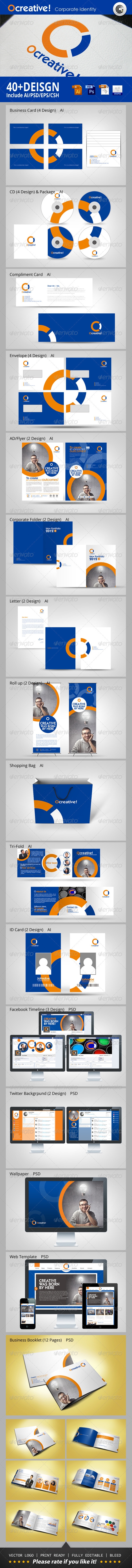 OCreative Studio Corporate Identity - Stationery Print Templates