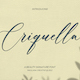 Criquella Script Font