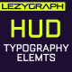 HUD Typo and Elements - VideoHive Item for Sale