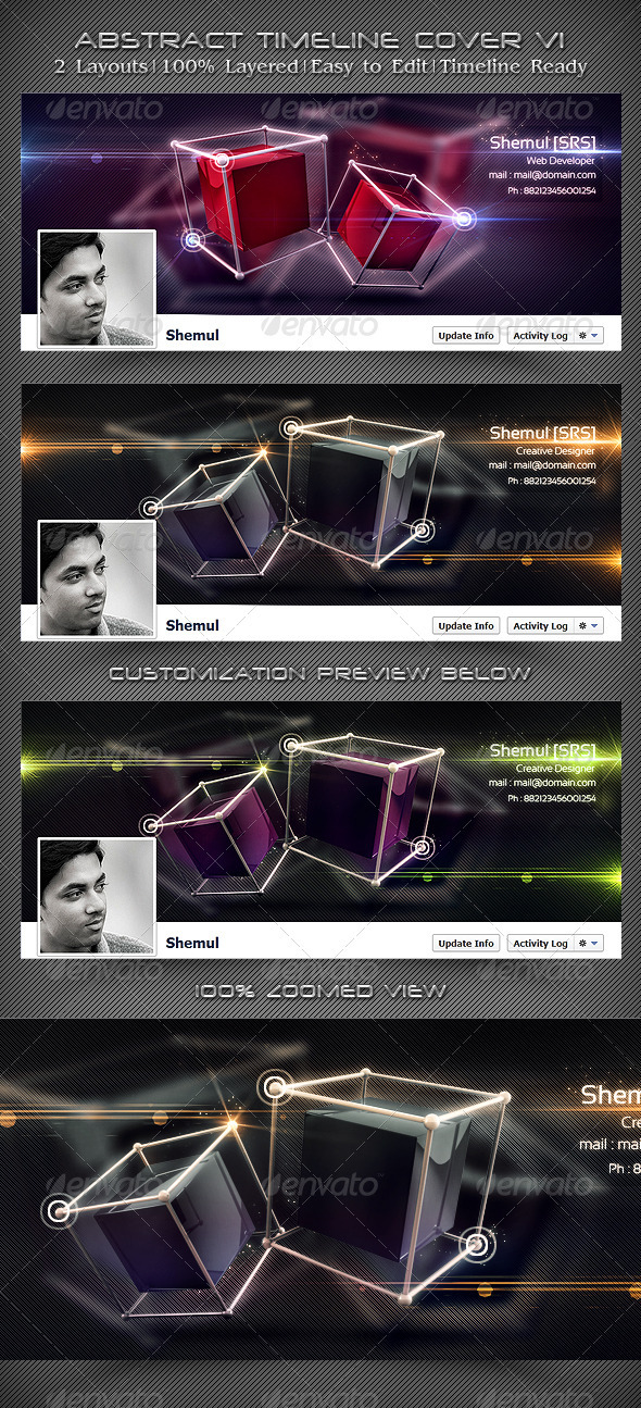 Abstract Timeline Cover V1 - Facebook Timeline Covers Social Media