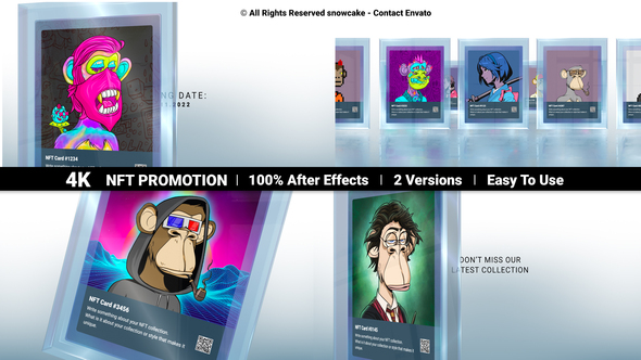NFT Promotion Product Promo template preview