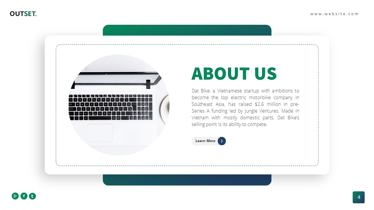 Outset Startup Presentation Template, Presentation Templates | GraphicRiver