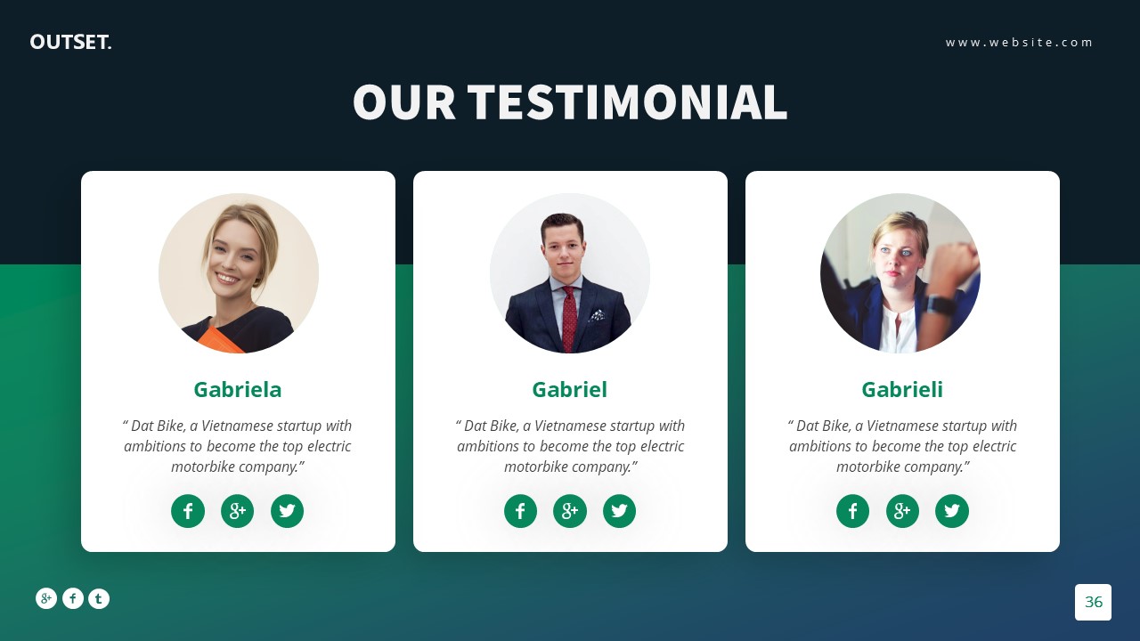 Outset Startup Presentation Template, Presentation Templates | GraphicRiver