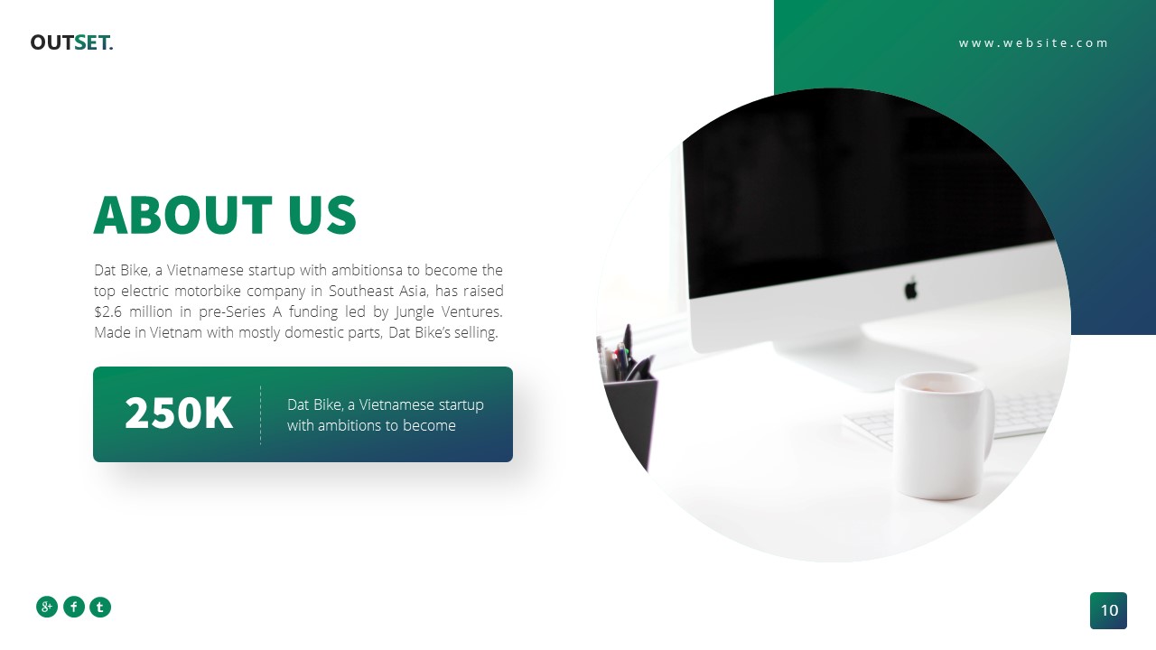 Outset Startup Presentation Template, Presentation Templates | GraphicRiver