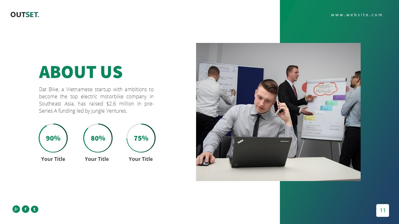 Outset Startup Presentation Template, Presentation Templates | GraphicRiver