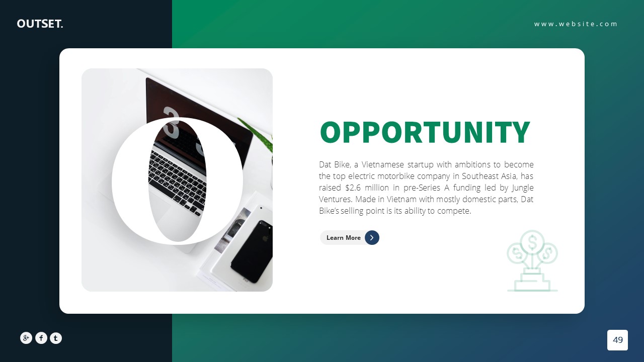 Outset Startup Presentation Template, Presentation Templates | GraphicRiver
