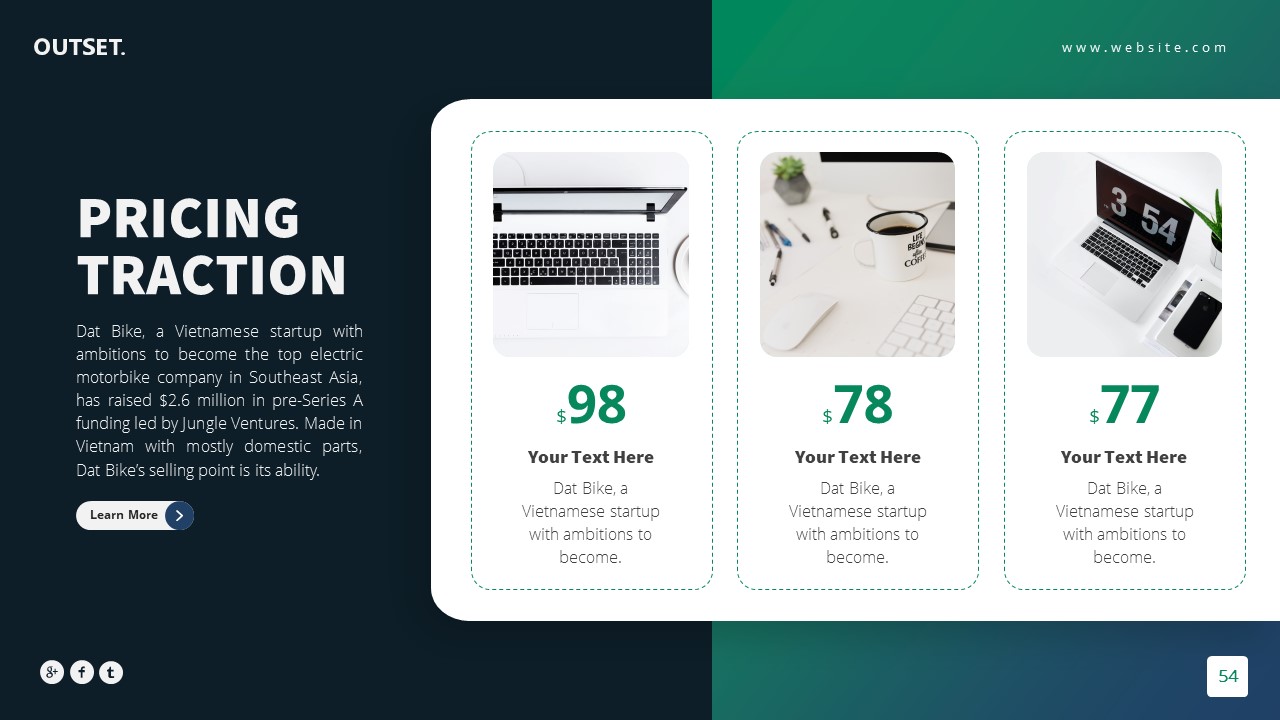 Outset Startup Presentation Template, Presentation Templates | GraphicRiver