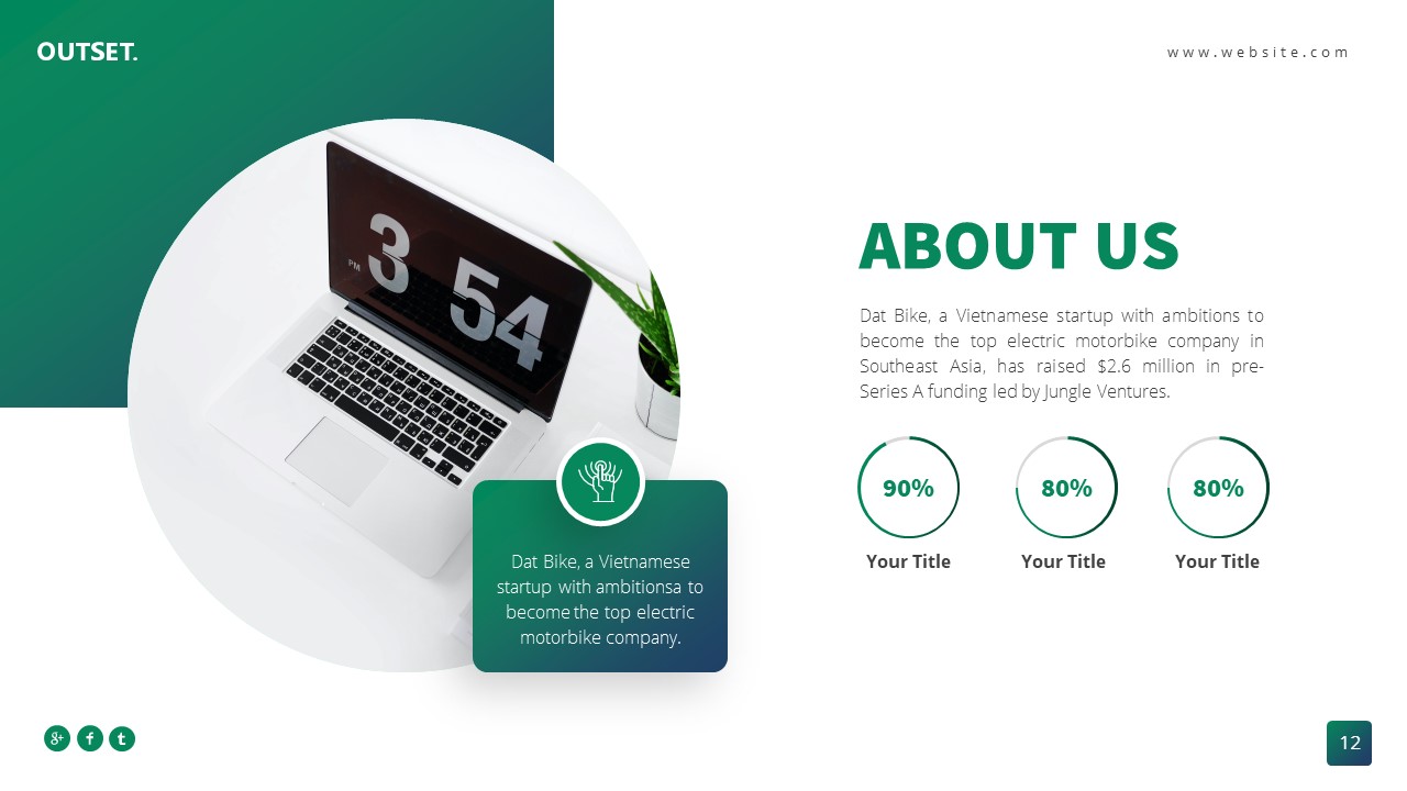 Outset Startup Presentation Template, Presentation Templates | GraphicRiver