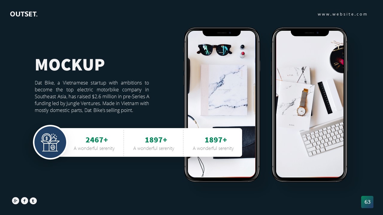 Outset Startup Presentation Template, Presentation Templates | GraphicRiver