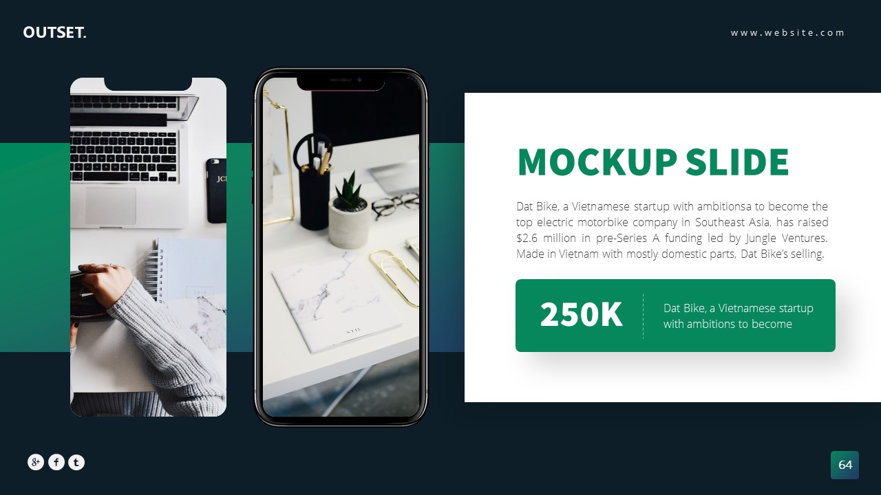 Outset Startup Presentation Template, Presentation Templates | GraphicRiver