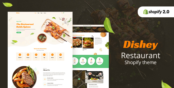 Dishey - Responsive Restaurant Shopify Theme