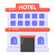 160 Hotel Flat Vector Icons