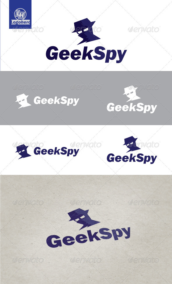 Geek Spy Logo Template - Humans Logo Templates