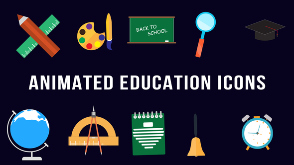 Animated Icons - Education