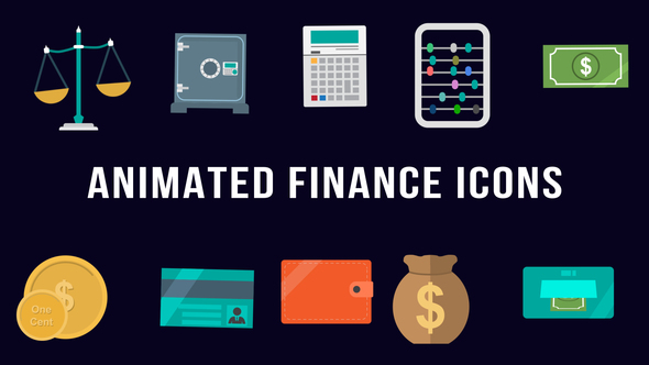 Animated Icons - Finance