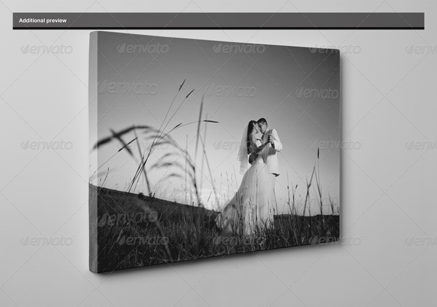 Download Canvas Gallery Wrap Mock-Up by Zeisla | GraphicRiver