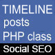 Social Posts timeline PHP class