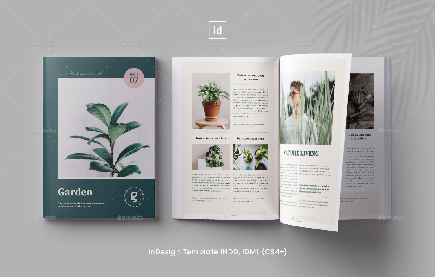 Garden Botanical Magazine, Print Templates | GraphicRiver