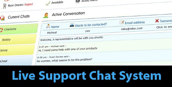 Live Support Chat System