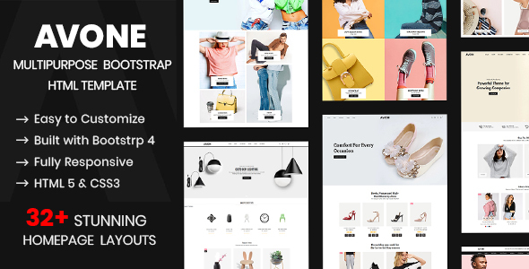 Avone - eCommerce HTML Template