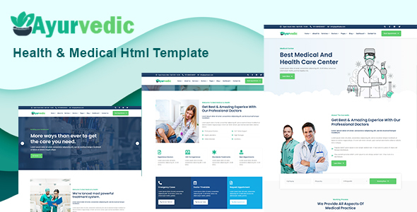 Fabulous Ayurvedic - Health & Medical Html Template
