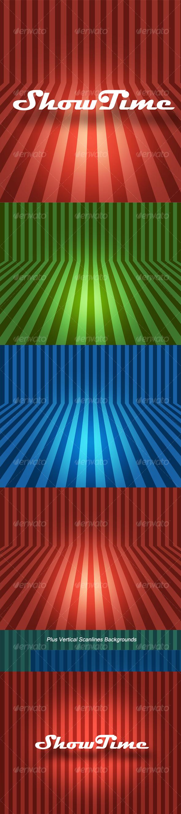 Bent Scanlines Backgrounds - Abstract Backgrounds