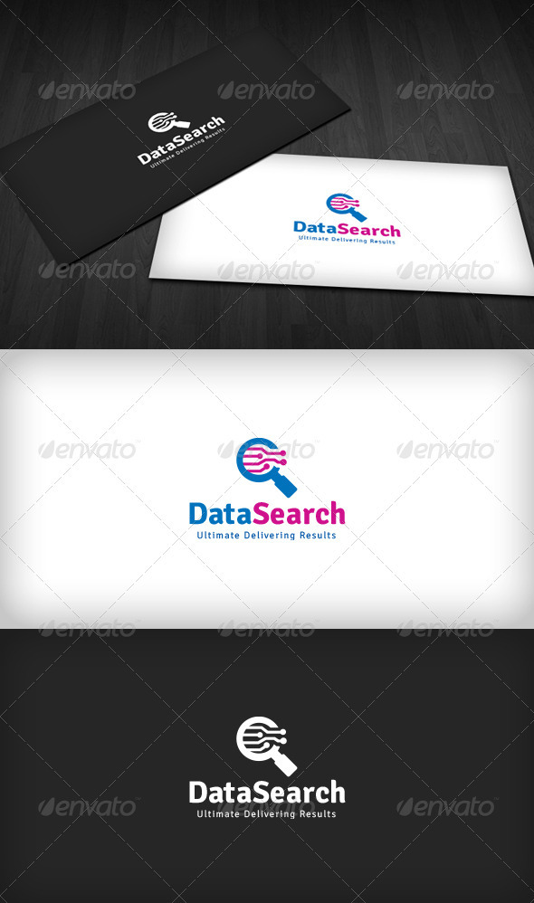 Data Search Logo - Symbols Logo Templates
