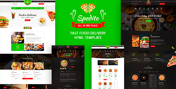 Great Spedito - Ordering Fast Food HTML Template